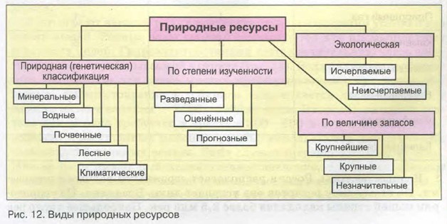 Доклад по теме Природные ресурсы России 